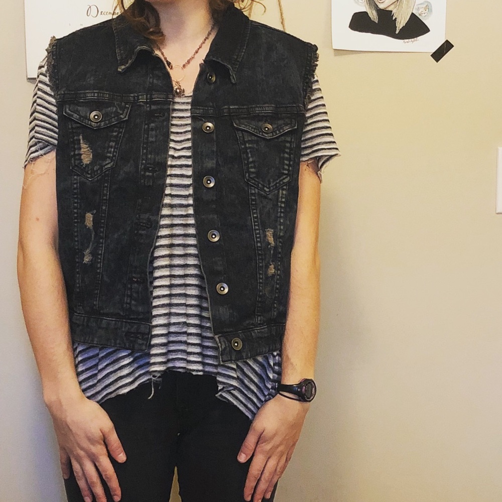 jean vest